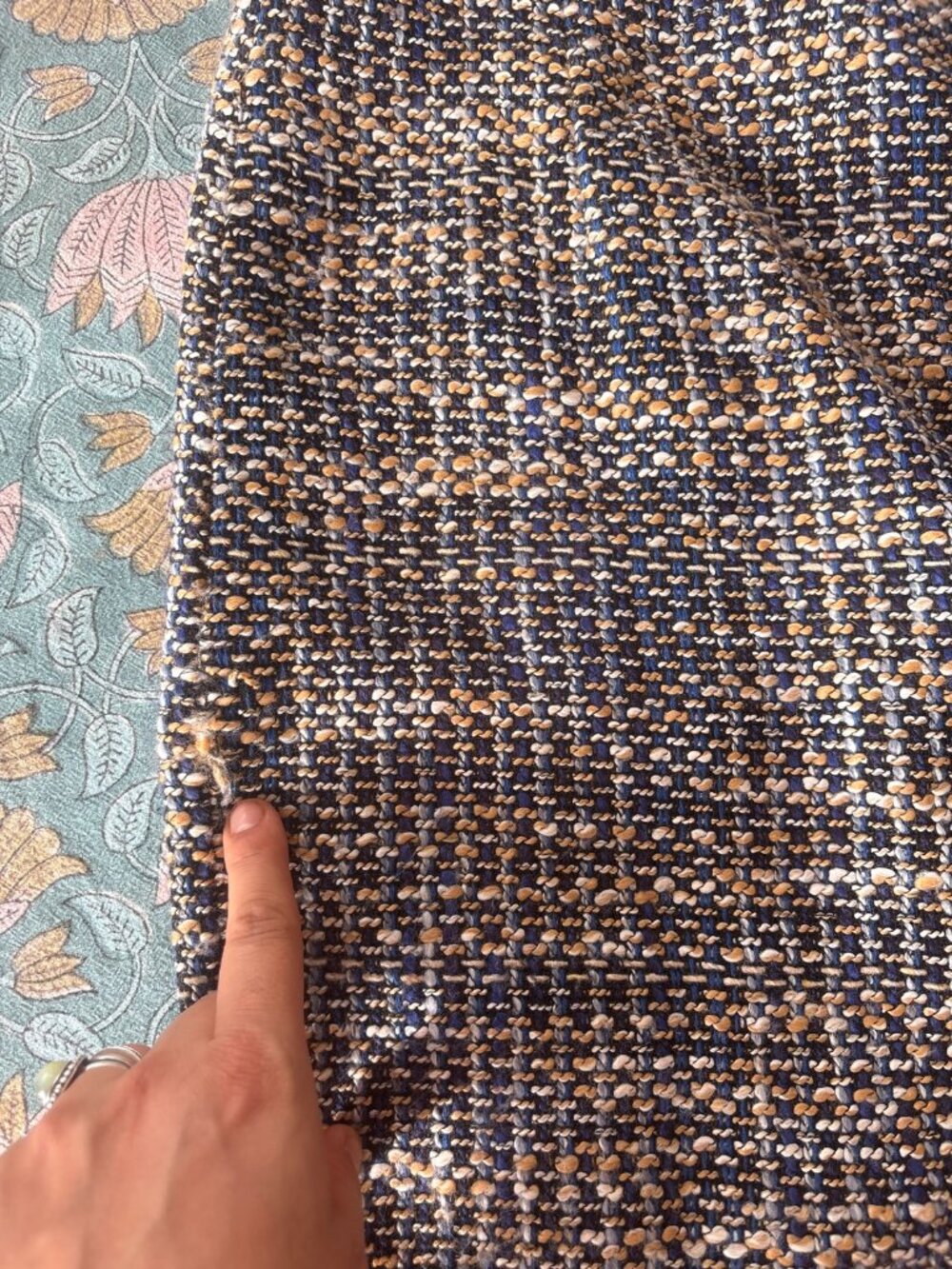 Halogen Tweed Fringe Skirt Size 8